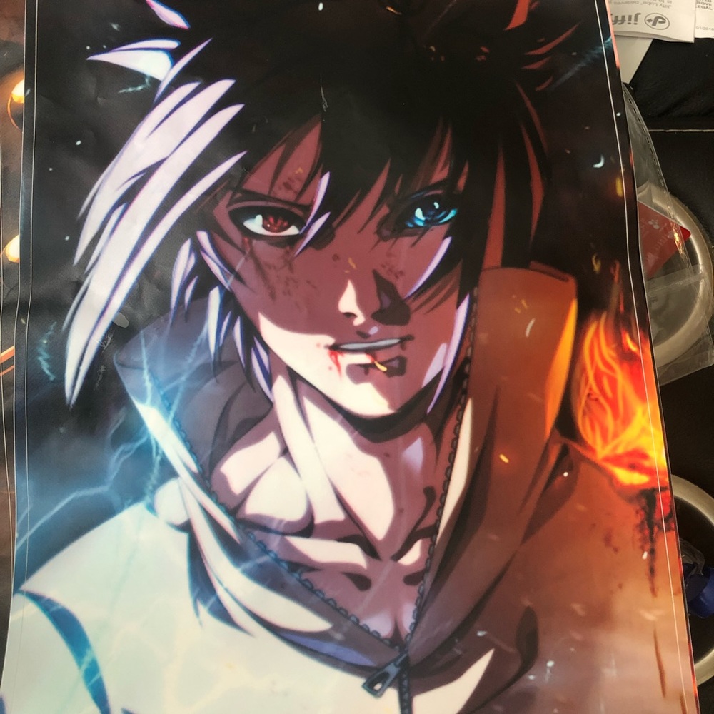 PS5 Disk Edition sticker vinyl skin Naruto &Sasuke